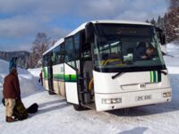 Der böhmische Linienbus von Susice nach Modrava